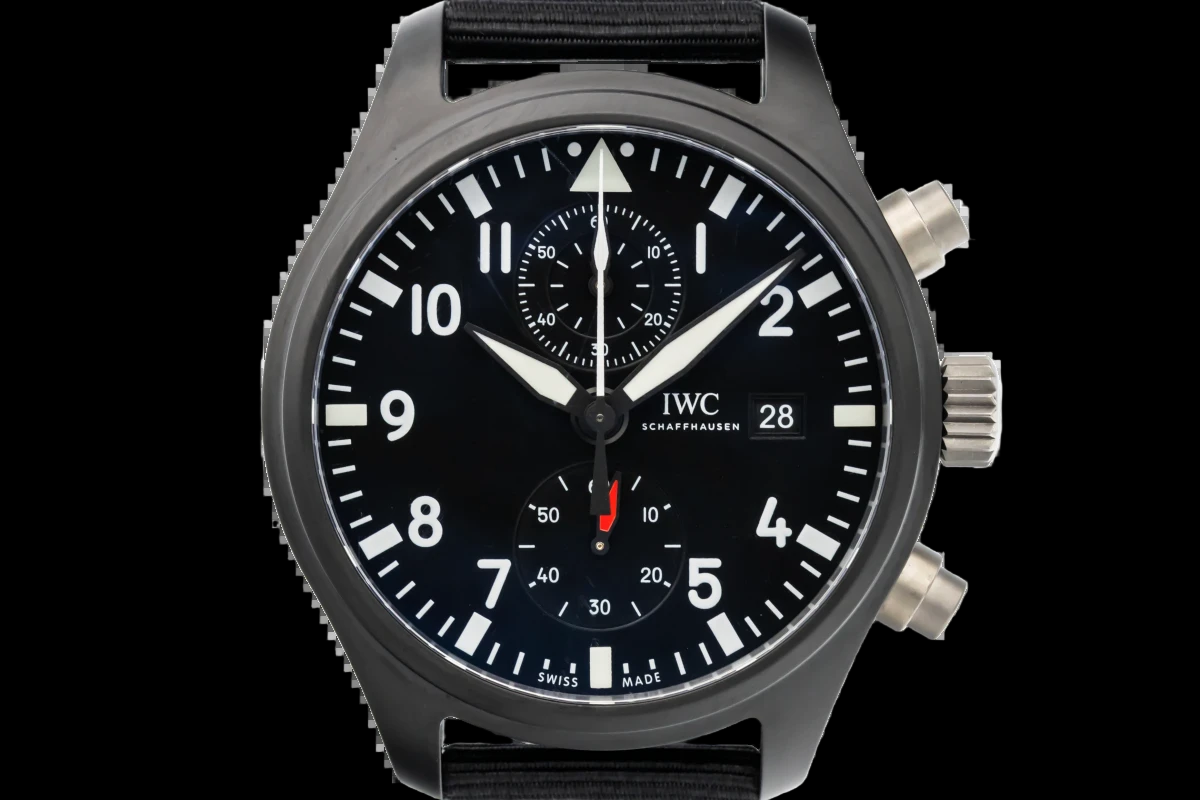Pilot's Chronograph IW388101 Black 41mm