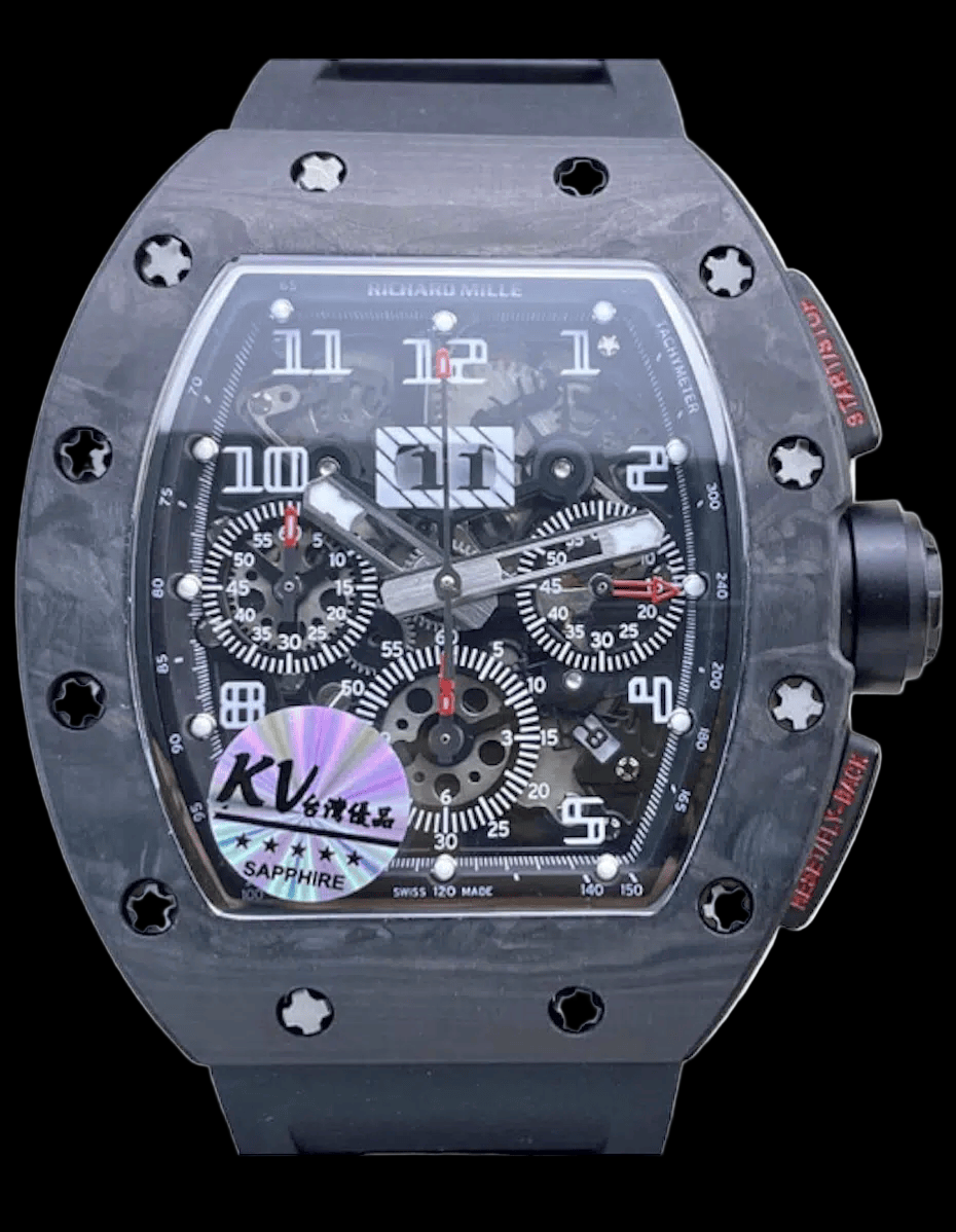RM 011-03 Automatic Chronograph Carbon Black 49mm