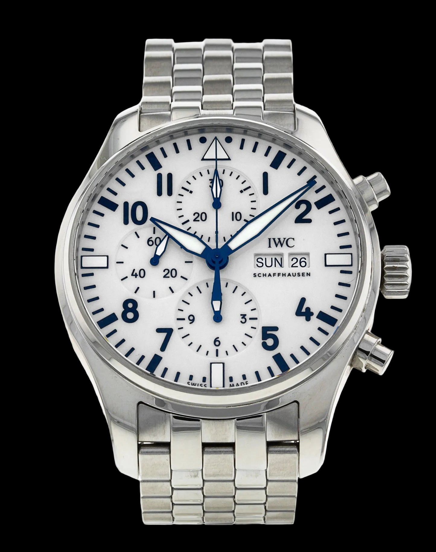 Pilot's Chronograph IW388101 White 41mm