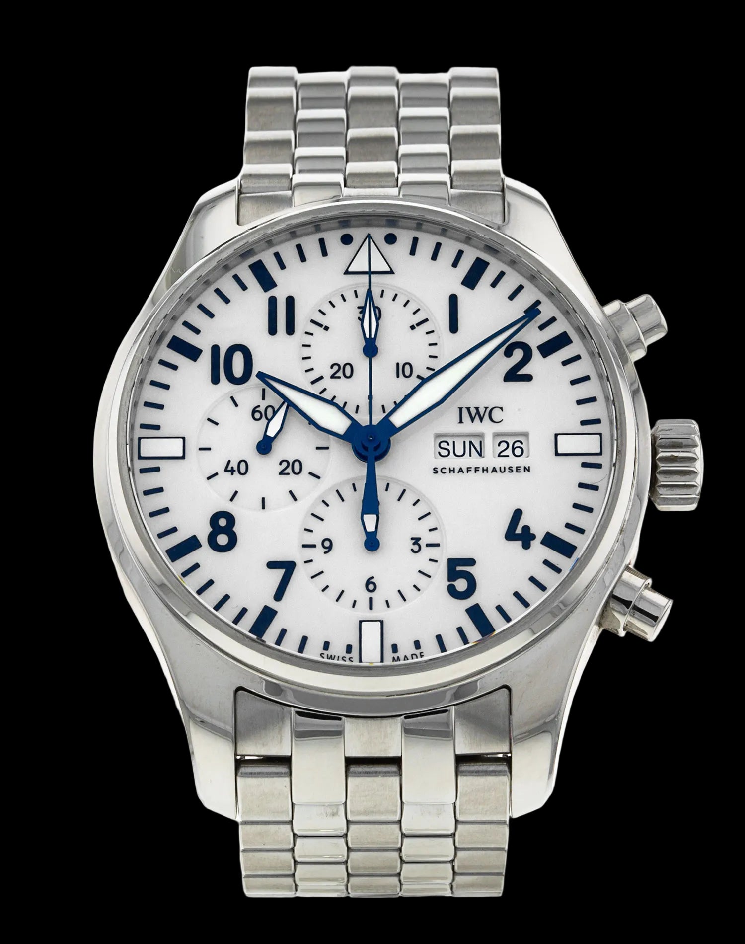 Pilot's Chronograph IW388101 White 41mm