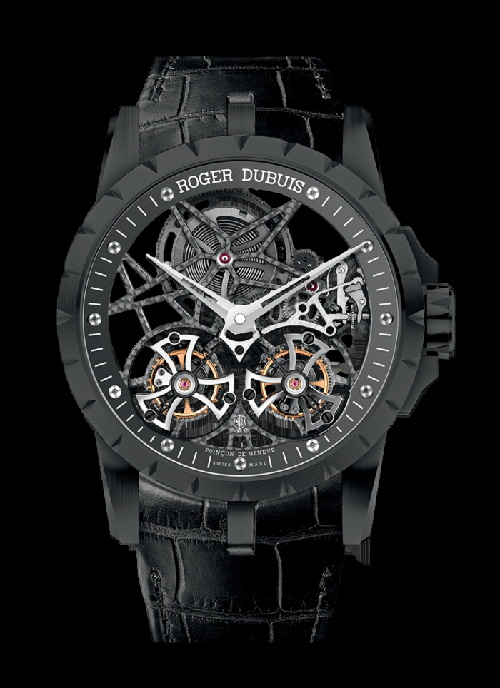 Excalibur Spider Double Flying Tourbillon RDDBEX0399 Black 45mm