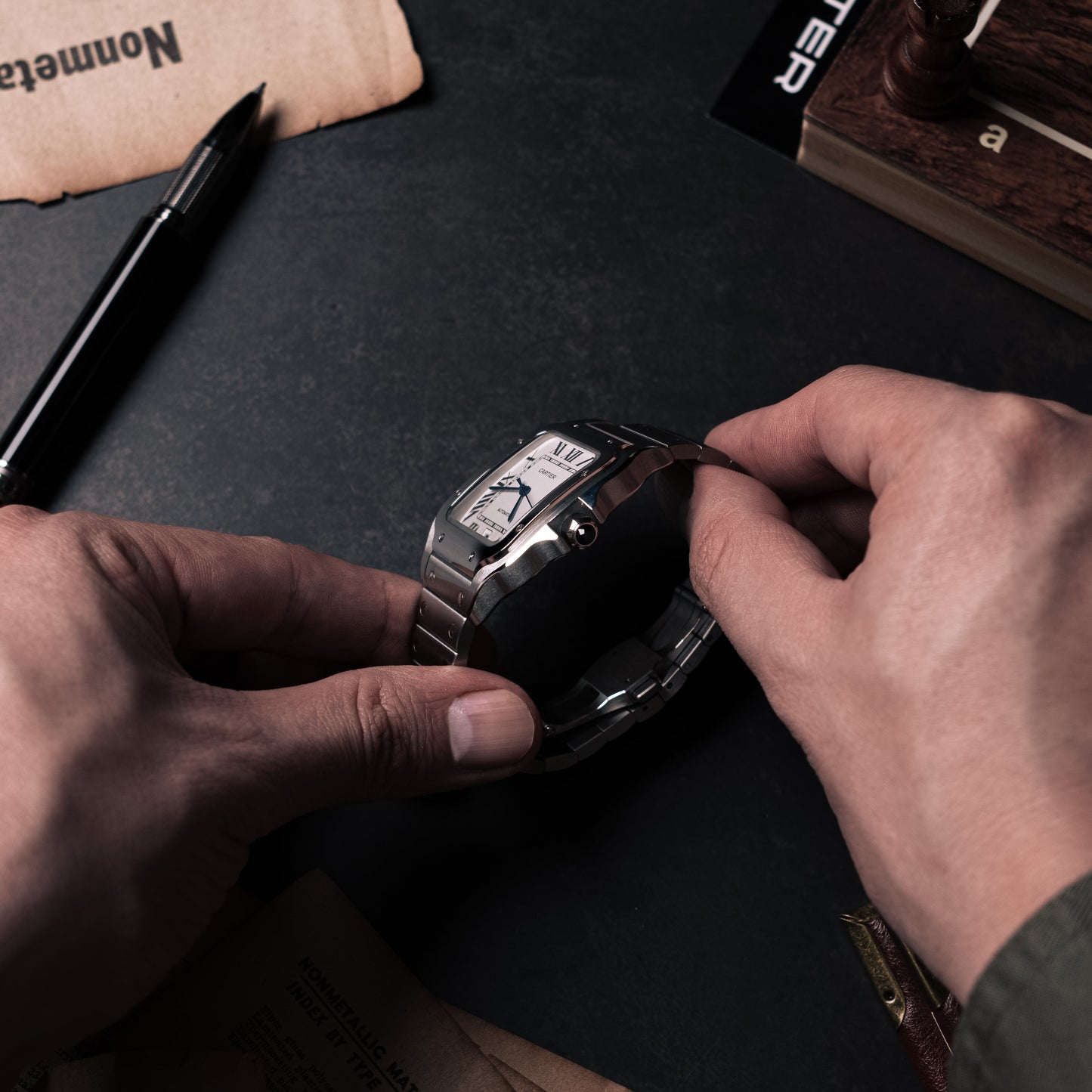 Santos WSSA0021 Steel White 39.8mm