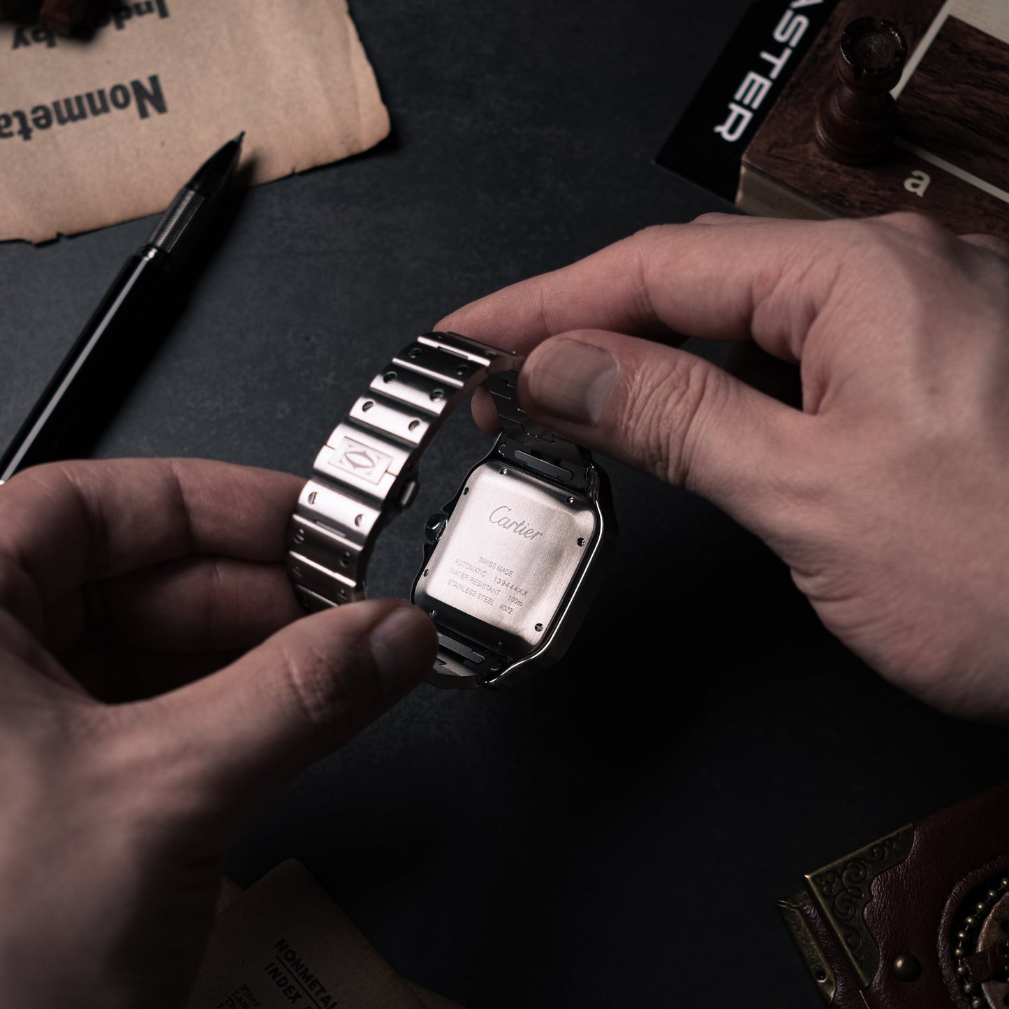 Santos WSSA0021 Steel White 39.8mm