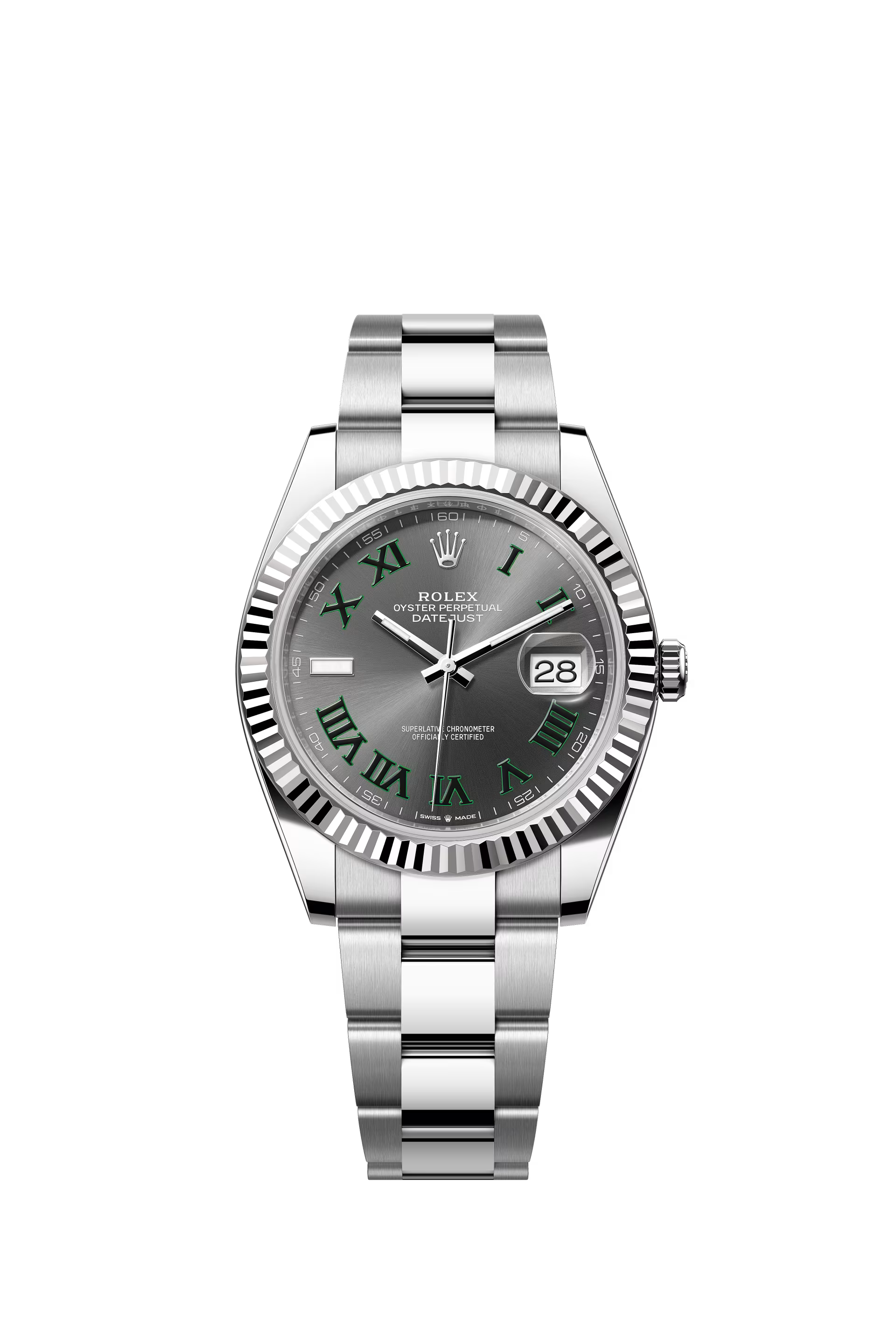Datejust 41 126300 Slate Green Roman 41mm
