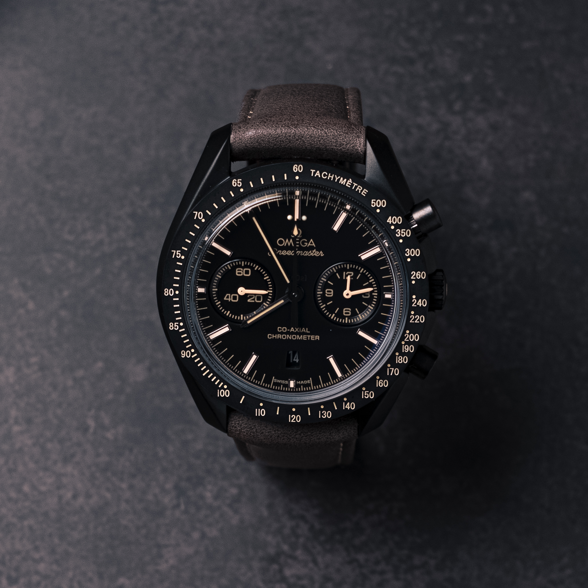 Speedmaster Dark Side Of The Moon Brown Strap