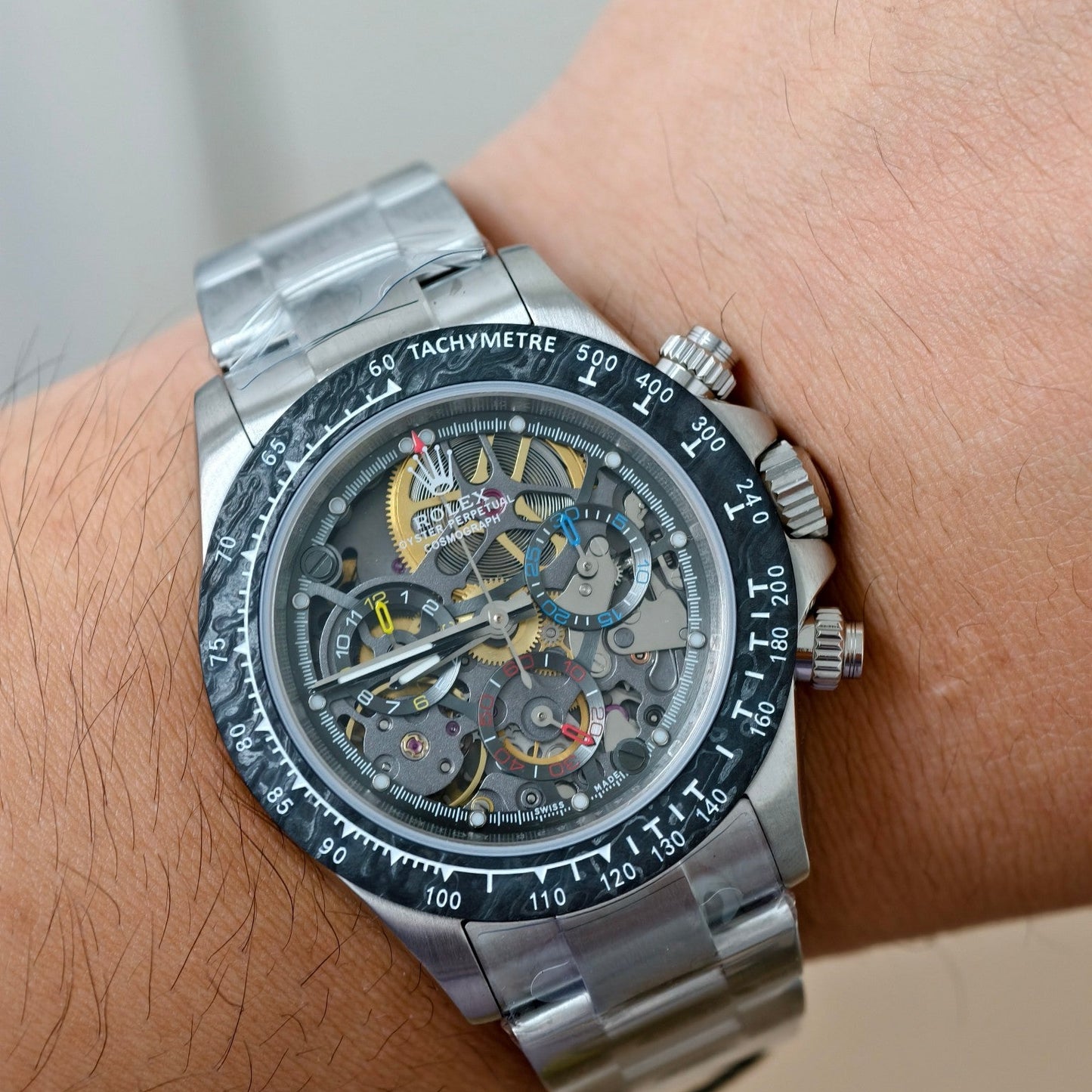 Daytona Cosmograph 116500LN Skeleton Carbon Bezel 40mm
