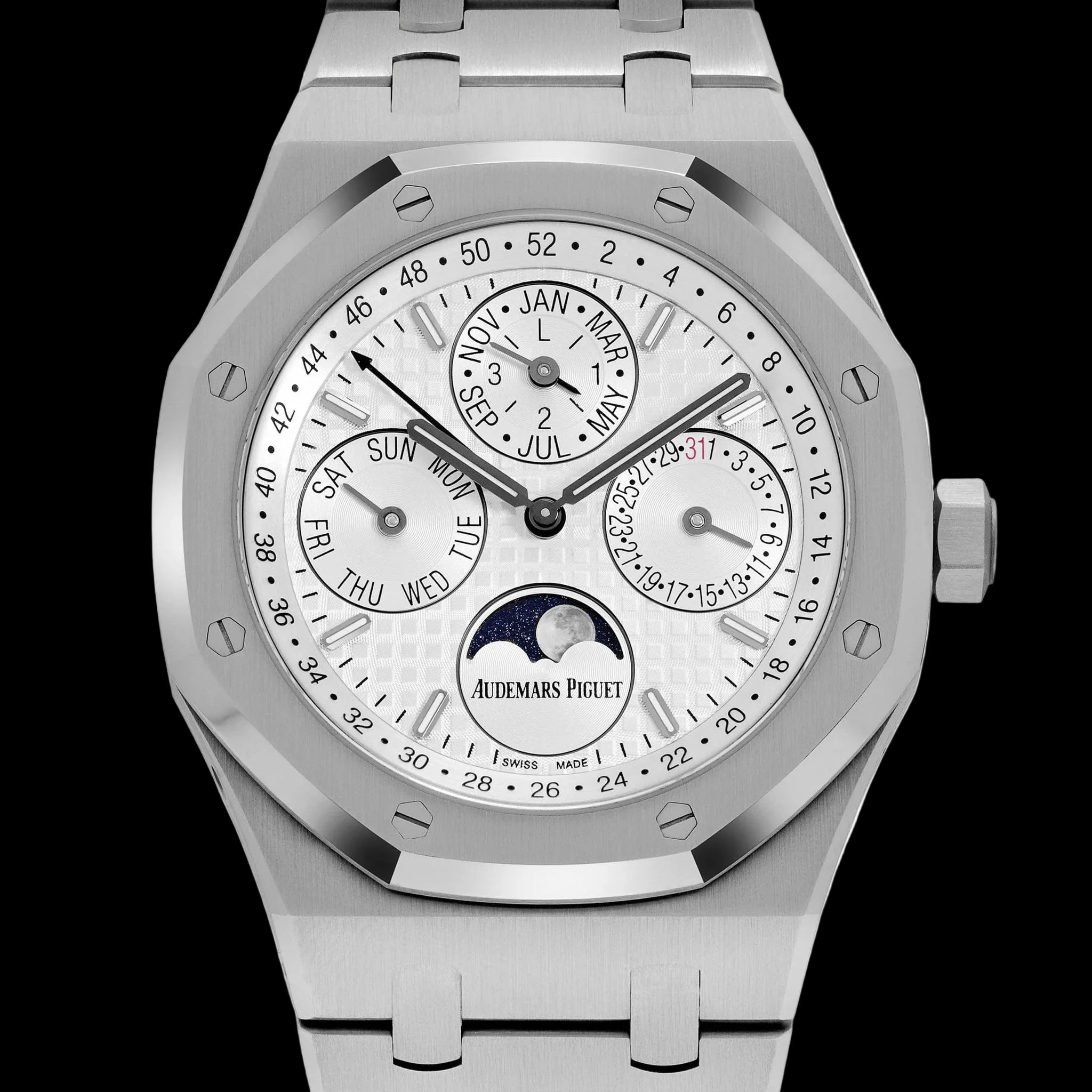 Royal Oak 26574ST.OO.1220ST.01 White Steel 41mm