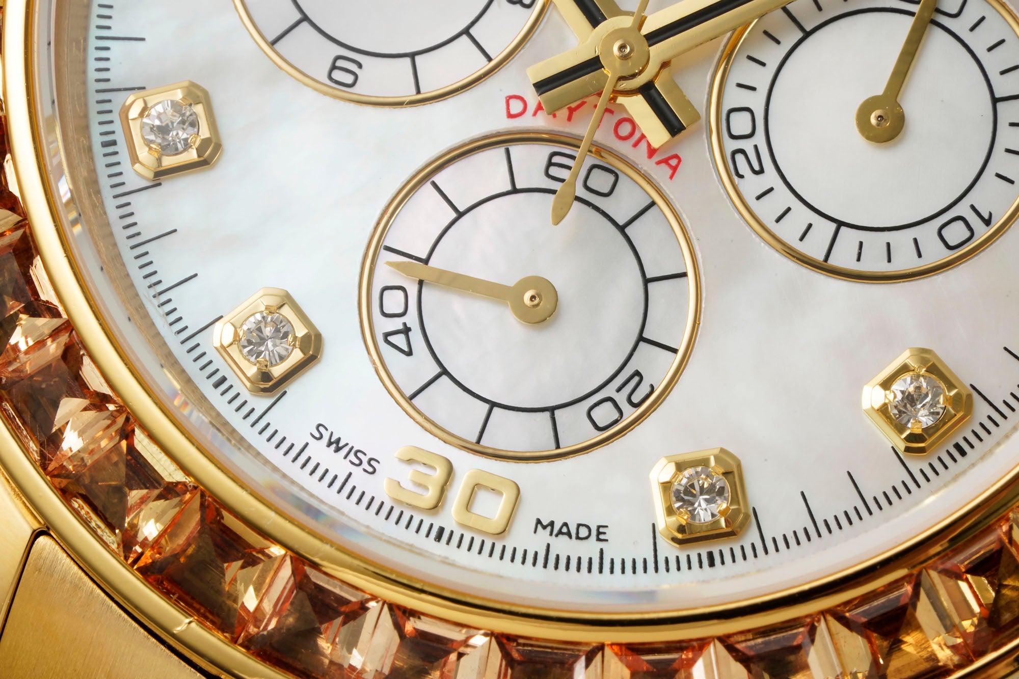 Daytona Cosmograph 116528 Diamond Bezel Yellow Gold 40mm